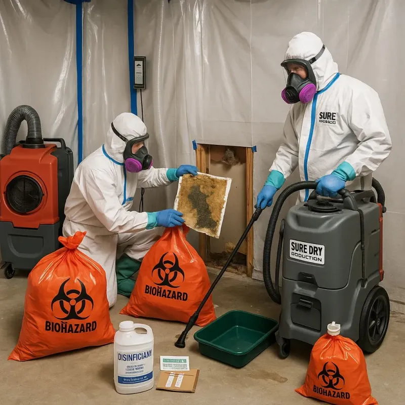 Contaminated Water Handling Protocols process in White Hall, IL