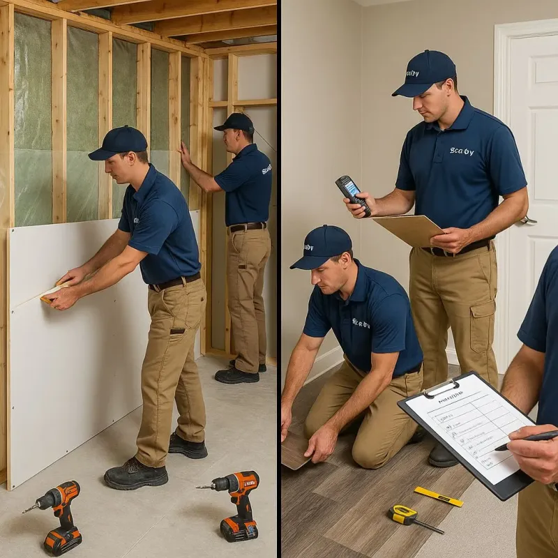 Repairs and Reconstruction process in White Hall, IL